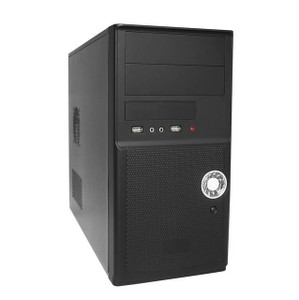 iMicro CA-IM1205B 400W 20+4pin MicroATX Mini Case (Black)