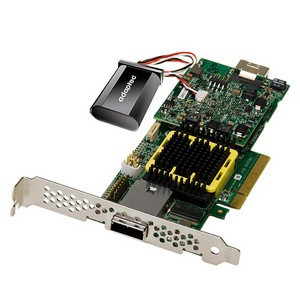 Part No: 2267000-R - Adaptec 5Z 5445Z 8-Port SAS RAID Controller - 512MB DDR2 - PCI Express - 300MBps - 1 x SFF-8088 - Mini-SAS External 1 x SFF-8087 - Mini-SAS