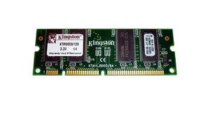 Part No: KTM0059/128A - Kingston 128MB 133MHz non-ECC Unbuffered CL3 100-Pin DIMM Memory Module Compatible with Samsung Printers
