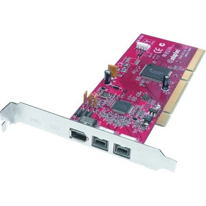 Part No: 2065200EU-R - Adaptec FireConnect 8300 3 Port FireWire Adapter - 2 x 9-pin IEEE 1394b FireWire External 1 x 6-pin IEEE 1394a FireWire External - Plug-in