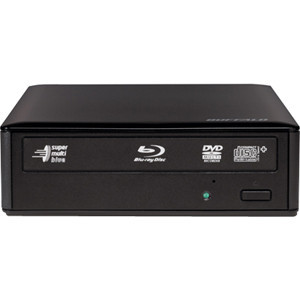 Part No: BR3D-12U3 - Buffalo MediaStation BR3D-12U3 External Blu-ray Writer - BD-R/RE Support - 8x Read/12x Write/2x Rewrite BD - 16x Read/16x Write/8x Rewrite d