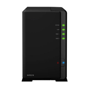 Synology Network Video Recorder NVR216 w/ 9-Channel IP Cameras Support
