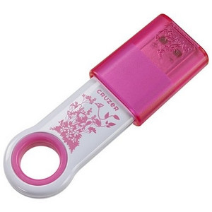 Part No: SDCZ12-4096-A11B - SanDisk 4GB Cruzer Fleur U3 Smart USB 2.0 Flash Drive - 4 GB - USB