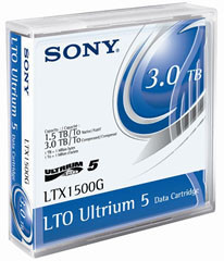 Sony LTX1500W LTO-5 1.5TB/3.0TB WORM Backup Tape -  Pack