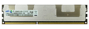 Part No: M393B1K73CHD-CF8 - Samsung 8GB (1X8GB) 1066MHz PC3-8500 CL7 Quad RANK ECC REGISTERED 1.5V DDR3 SDRAM 240-Pin DIMM SAMSUNG MEMOR