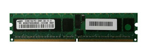 Part No: M393T6553BG0-CCCQ0 - Samsung 512MB PC2-3200 DDR2-400MHz ECC Registered CL3 240-Pin DIMM Single Rank Memory Module