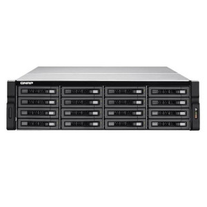 QNAP TS-EC1680U-I3-8G-R2-US Intel Core i3-4150 3.5GHz/ 8GB RAM/ 6GbE/ 16SATA3/ USB3.0/ 16-Bay 3U Rackmount NAS for Enterprise