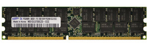 Part No: M312L5720CZ3-CCC - Samsung 2GB PC3200 DDR-400MHz ECC Registered CL3 184-Pin DIMM Memory Module (Refurbished)