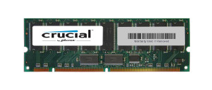 Part No: CT277207 - Crucial 1GB PC133 133MHz ECC Registered CL3 168-Pin DIMM Memory Module for Fujitsu Primergy P250 Server