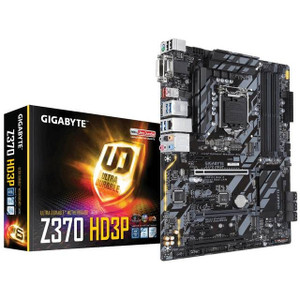 GIGABYTE Z370 HD3P LGA1151/ Intel Z370/ DDR4/ Quad CrossFireX/ SATA3&USB3.1/ M.2/ A&GbE/ ATX Motherboard