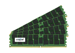 Part No: CT6310801 - Crucial 128GB Kit (4 X 32GB) PC4-17000 DDR4-2133MHz ECC Registered CL15 288-Pin Load Reduced DIMM Quad Rank Memory for Supermicro SuperServe