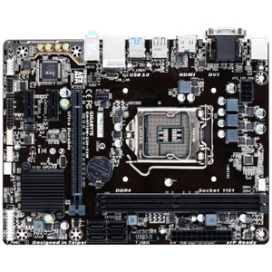 GIGABYTE GA-H110M-S2H GSM-B LGA1151/ Intel H110/ DDR4/ SATA3&USB3.0/ A&GbE/ MicroATX Motherboard