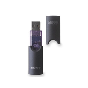 Part No: USM128EL - Sony 128MB Micro Vault Classic Blue Flash Drive - 128 MB - USB