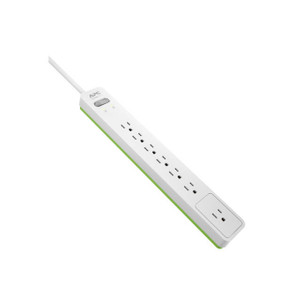 APC PE76W Essential SurgeArrest 7-Outlet/ 120V/ 6 ft/ 1440 Joules Surge Protector