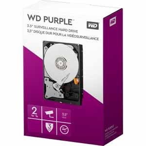 WD Surveillance Storage 2TB Internal Hard Drive  Kit: WDBGKN0020HNC-NRSN