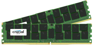 Part No: CT6236784 - Crucial 64GB Kit (2 X 32GB) PC4-17000 DDR4-2133MHz ECC Registered CL15 288-Pin Load Reduced DIMM 1.2V Quad Rank Memory for Dell PowerEdge T6