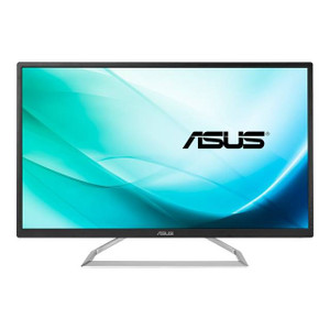 Asus VA325H 31.5 inch Widescreen 100,000,000:1 5ms VGA/HDMI LED LCD Monitor, w/ Speakers (Black)