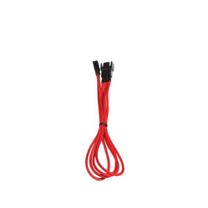 BitFenix Alchemy Multisleeved 30cm 4Pin Fan Male to 4Pin Fan Female PWM Extension Cable (Red)