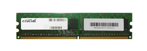 Part No: CT607758 - Crucial 1GB PC2-5300 DDR2-667MHz ECC Unbuffered CL5 240-Pin DIMM Memory Module for Dell PowerEdge SC440 Server