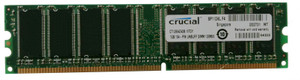 Part No: CT12864Z40B.M16TDY - Crucial 1GB PC3200 DDR-400MHz non-ECC Unbuffered CL3 184-Pin DIMM Memory Module