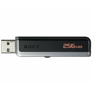 Part No: USM256J - Sony 256MB Micro Vault USB 2.0 Flash Drive - 256 MB - USB