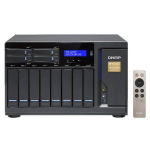 QNAP TVS-1282T-I7-32G-US Intel Core i7-6700 3.4GHz/ 32GB RAM/ 4GbE/ 12SATA3/ USB3.0/ 12-Bay Thunderbolt Desktop NAS for SMBs