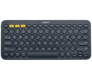 Logitech 920-007558 keyboard Universal Bluetooth QWERTY US English Gray