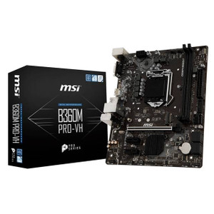 MSI B360M PRO-VH LGA1151/ Intel B360/ DDR4/ SATA3&USB3.1/M.2/ A&GbE/ MicroATX Motherboard