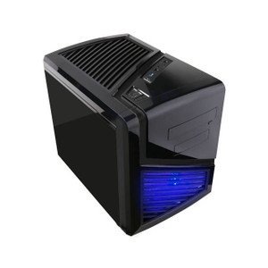 Apevia X-QBER-NW-BK No Power Supply MicroATX Case