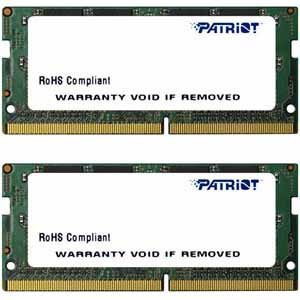 Patriot Memory Signature Line 32GB (2 x 16GB) DDR4 PC4-17000 (2133MHz) CL15 SODIMM Kit