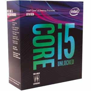 Intel 8th Gen Core i5-8600K Processor Unlocked (Coffee Lake) Up to 4.3GHz Max Turbo / 9MB Cache