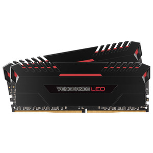 Corsair Vengeance LED 16GB 2 x 8GB DDR4-3000 PC4-24000 C15 Quad Channel Desktop Memory Kit