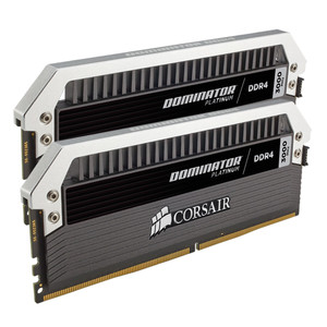 Corsair Dominator Platinum 16GB 2 x 8GB DDR4-3000 PC4-24000 CL15 Quad Channel Desktop Memory Kit