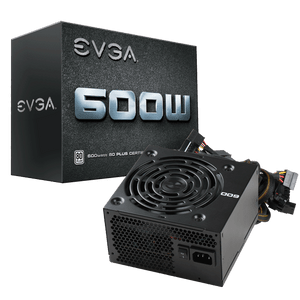 EVGA 600 W1, 80+ WHITE 600W, , Power Supply