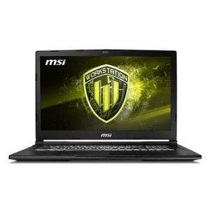 MSI WE63 8SJ-233 15.6 inch Intel Core i7-8750H 2.2GHz/ 16GB DDR4/ 256GB PCI-E SSD/ Quadro P2000/ USB3