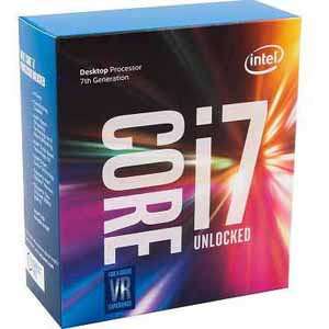 Intel 7th Gen Core i7-7700K Processor Unlocked (Kaby Lake) 4.5GHz Max Turbo / 8MB Cache