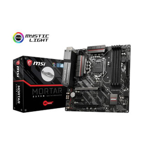 MSI Z370M MORTAR LGA1151/ Intel Z370/ DDR4/ 2-Way SLI/ SATA3&USB3.1/ M.2/ A&GbE/ MicroATX Motherboard
