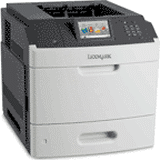 Lexmark MS810de Mono Laser Printer Bundle with Extra Toner Included