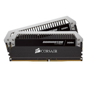 Corsair Dominator Platinum 16GB 2 x 8GB DDR4-3200 PC4-3200 CL16 Quad Channel Desktop Memory Kit