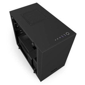 NZXT H200i No Power Supply Mini-ITX Case w/ Lighting and Fan Control (Matte Black)