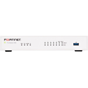 Fortinet FortiGate 50E Network Security/Firewall Appliance - FG50E-BDL-USG-974-12