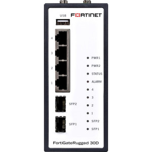 Fortinet FortiGate Rugged 30D Network Security/Firewall Appliance - FGR-30D-BDL-988-36