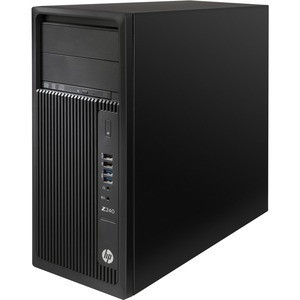 HP Z240 Workstation - 1 - 32 GB RAM - 512 SSD - Mini-tower - Black - V9Y62UP#ABA