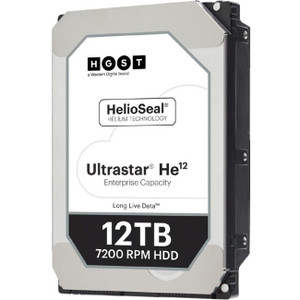 HGST Ultrastar He12 12 TB Hard Drive - Internal - SAS (12Gb/s SAS) - 3.5" Carrier - 1EX1007