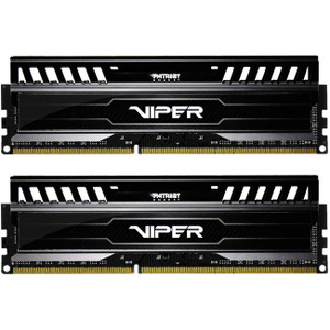 Patriot Memory Viper 3 Series, Black Mamba, DDR3 16GB (2 x 8GB) 1600MHz Dual Channel Kit - PV316G160C0K