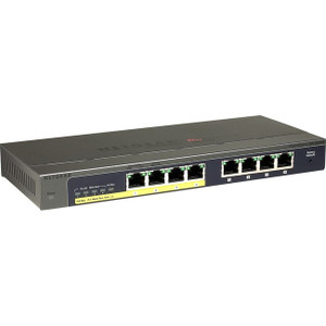 Netgear ProSafe Plus Switch 8-port Gigabit Ethernet with 4-port PoE - GS108PE-300NAS