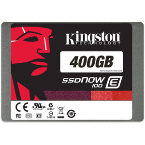 Kingston SSDNow E100 400 GB Solid State Drive - 2.5" Internal - SATA (SATA/600) - KG-S284X