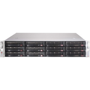Supermicro 826BE1C-R741JBOD Drive Enclosure - 2U Rack-mountable - Black - CSE-826BE1C-R741JBOD