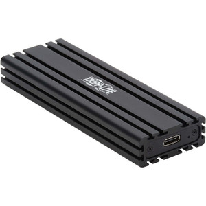 Tripp Lite USB C to M.2 NVMe SSD M-Key Enclosure Adapter 3.1 Gen 2 UASP Black - U457-1M2-NVMEG2