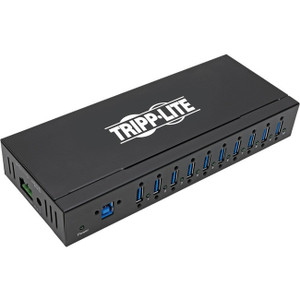 Tripp Lite USB 3.0 Hub SuperSpeed 10-Port USB-A Compact 20kV ESD Industrial - U360-010-IND